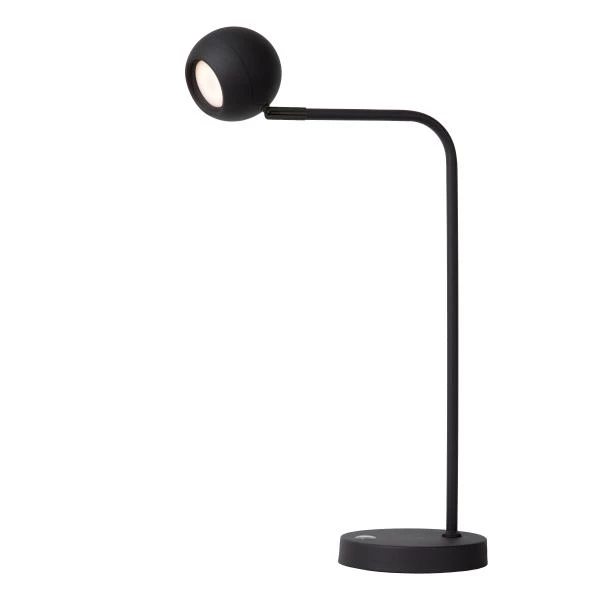 Lucide COMET - Lámpara de escritorio Recargable - Batería/acumulador - LED 3 StepDim - 1x3W 2700K - Negro - detalle 3